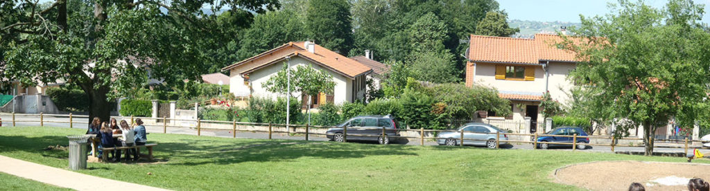 Aménagement d'un parc communal, Rhône